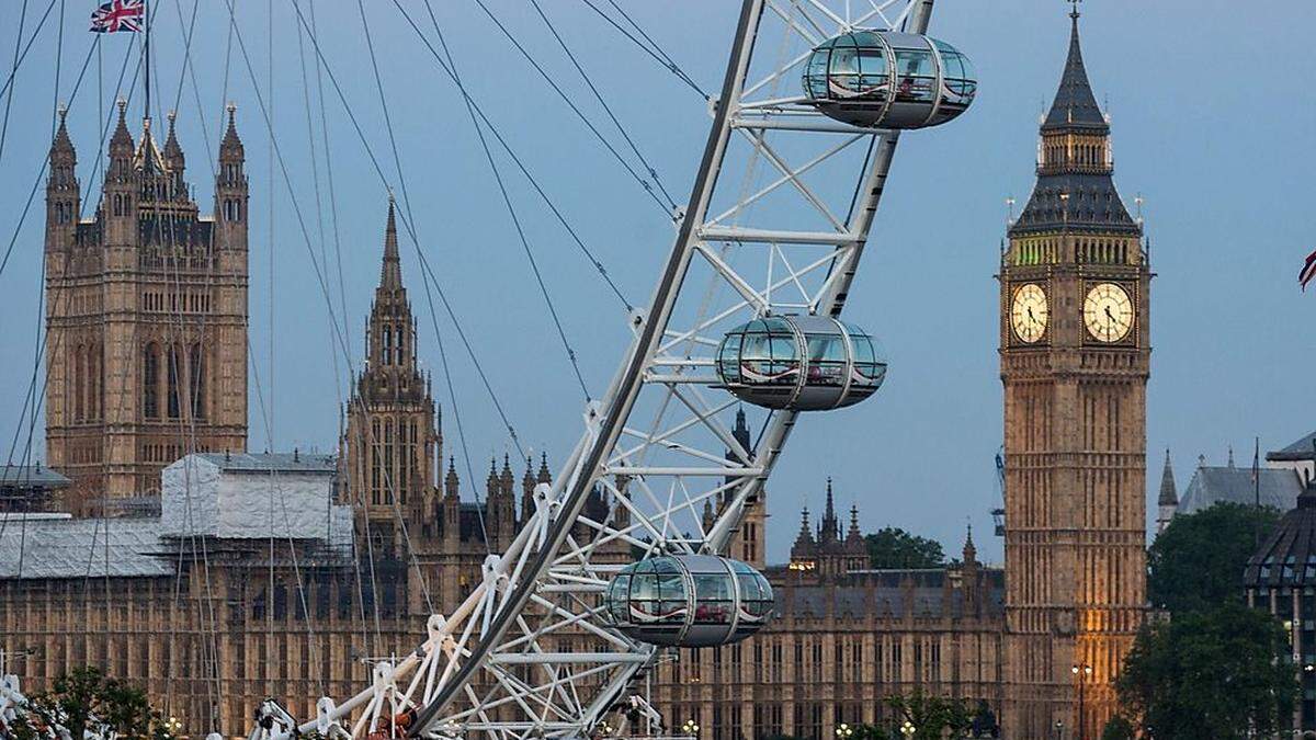 Nichts ging mehr:  Das London Eye streikte für fast vier Stunden. 