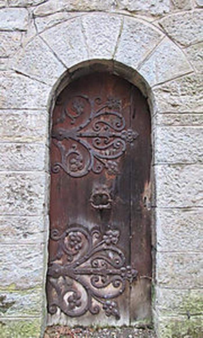 Originalfoto von der gestohlenen Tür aus dem 19. Jahrhundert