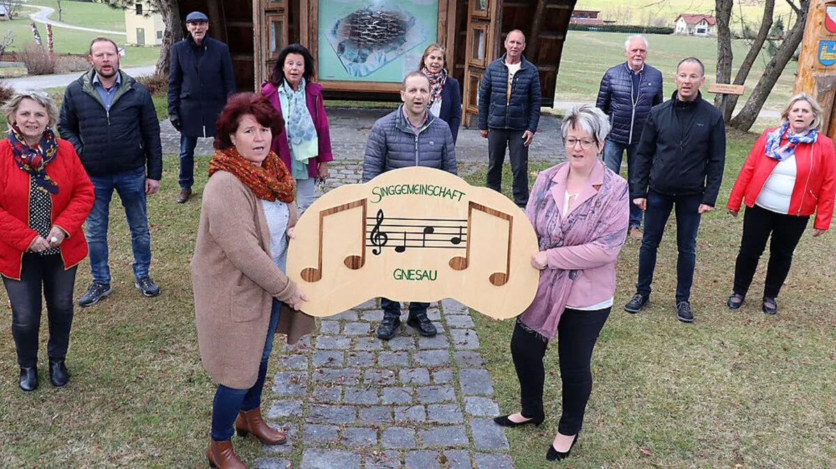 Die Singgemeinschaft Gnesau freut sich wieder auf gemeinsame Proben