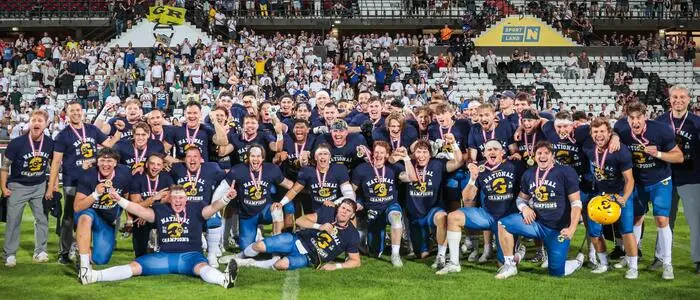 Die Graz Giants jubeln über den Meistertitel