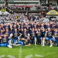 Die Graz Giants jubeln über den Meistertitel