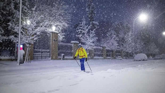Sturmtief "Filomena" sorgte in Madrid und anderen Teilen Spaniens mit starken Schneefällen für Spaß und Chaos.