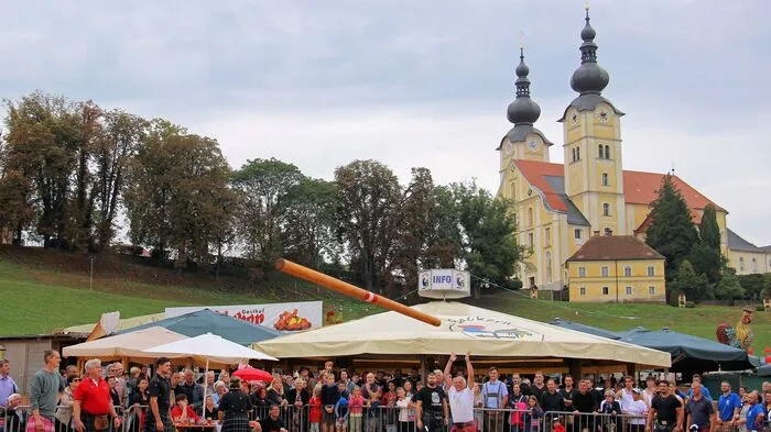 Die Highlander waren nicht nur wetterfest sondern auch gut drauf...
