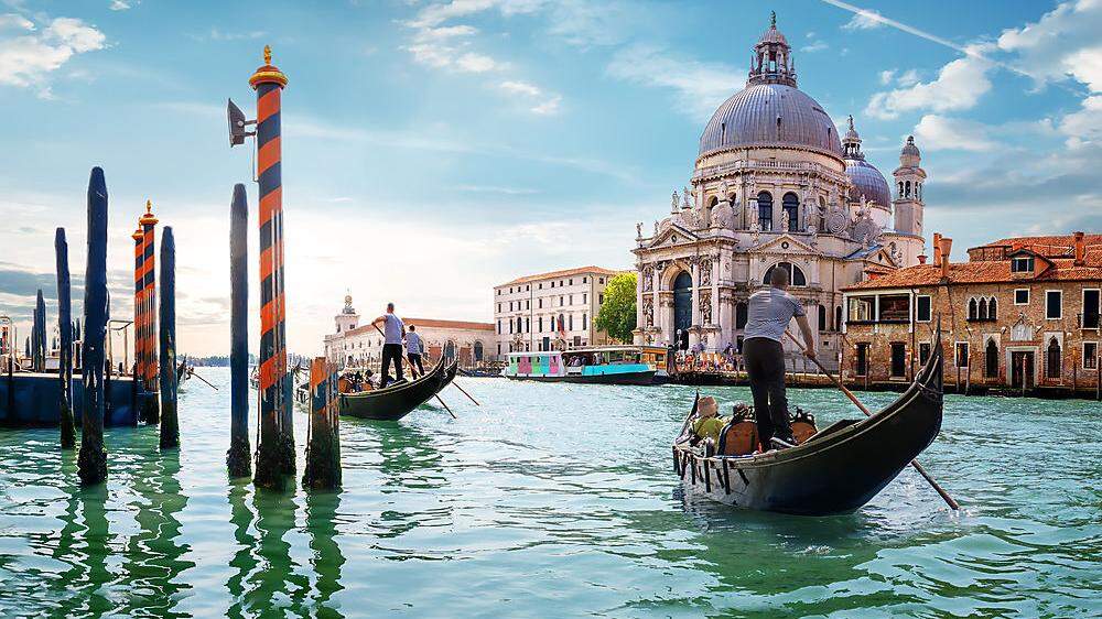 Der Canal Grande in Venedig.