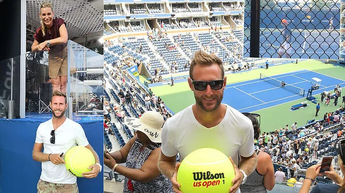 Florian Oberrisser mit Babsi Schett (links)