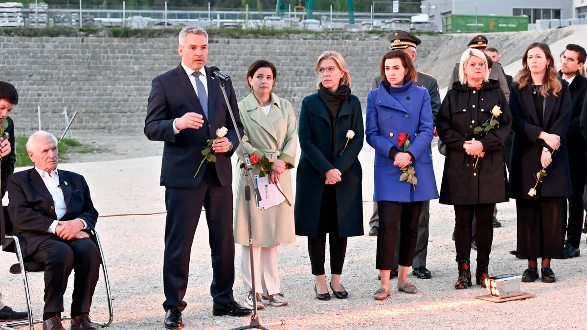 Gedenkfeier zum 78. Jahrestag der Befreiung der KZ Mauthausen und Gusen