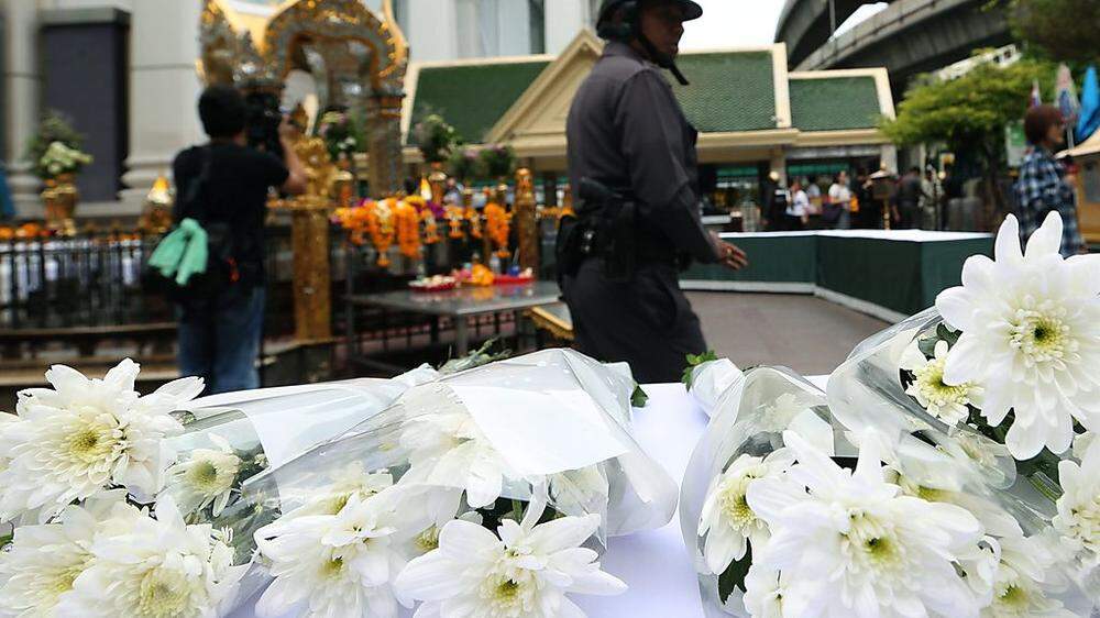 Trauer nach dem Attentat in Bangkok
