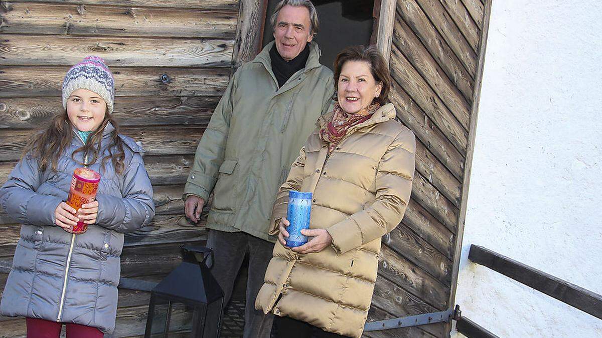 Alexa Kari, Georg Rotter, Gertrud Rotter-Sorgo im Amthof 