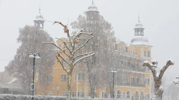 Weite Teile der Region Villach sind bereits vom Schnee bedeckt. Wie hier in Velden