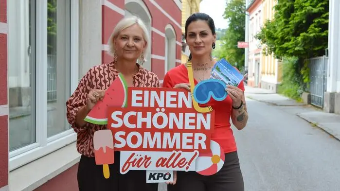 KPÖ-Klubobfrau Claudia Klimt-Weithaler und Sabine Wagner, Voitsberger Gemeinderätin