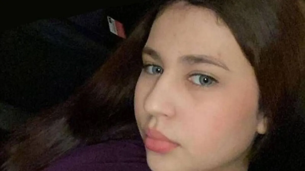 Das vermisste Mädchen trug hier blaue Kontaktlinsen