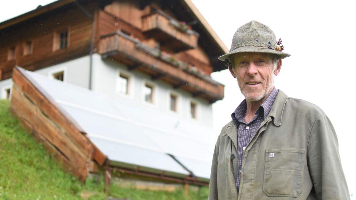 Adolf Berger führt einen möglichst autarken Lebensstil am Oberbichlerhof in Prägraten