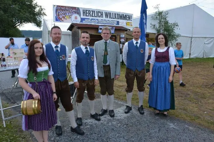 ...am Samstag ging dann das Bezirksmusikerfest über die Bühne.