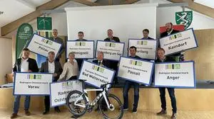 Die Bürgermeister der neun oststeirischen Gemeinden freuen sich auf die Sportveranstaltung