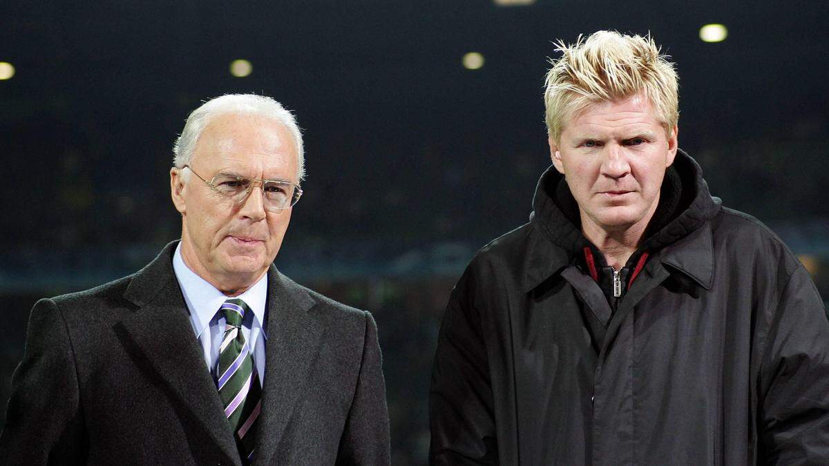 Franz Beckenbauer (links) und Stefan Effenberg im Jahr 2006