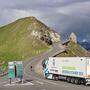 Ein 26 tonnenschwerer elektrischer Lkw schaffte den Leistungstest auf der Großglockner Hochalpenstraße