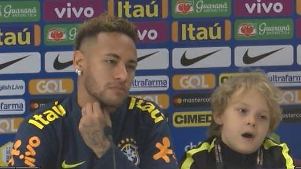 Neymar mit Sohn