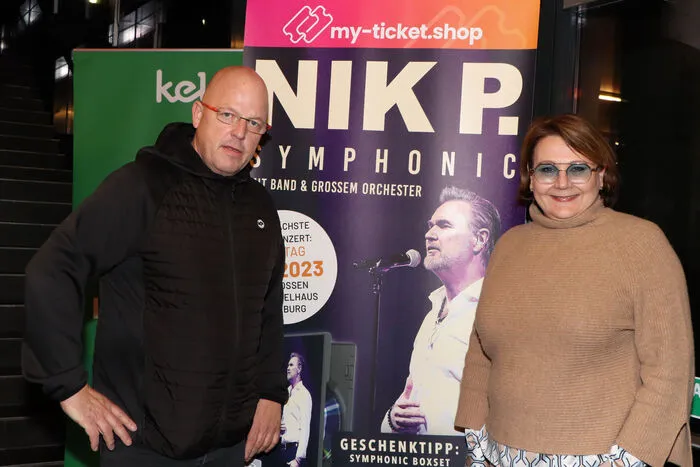 Die "NIK P." Konzertveranstalter von Links: Ralph Tonic und Gabi Marat.