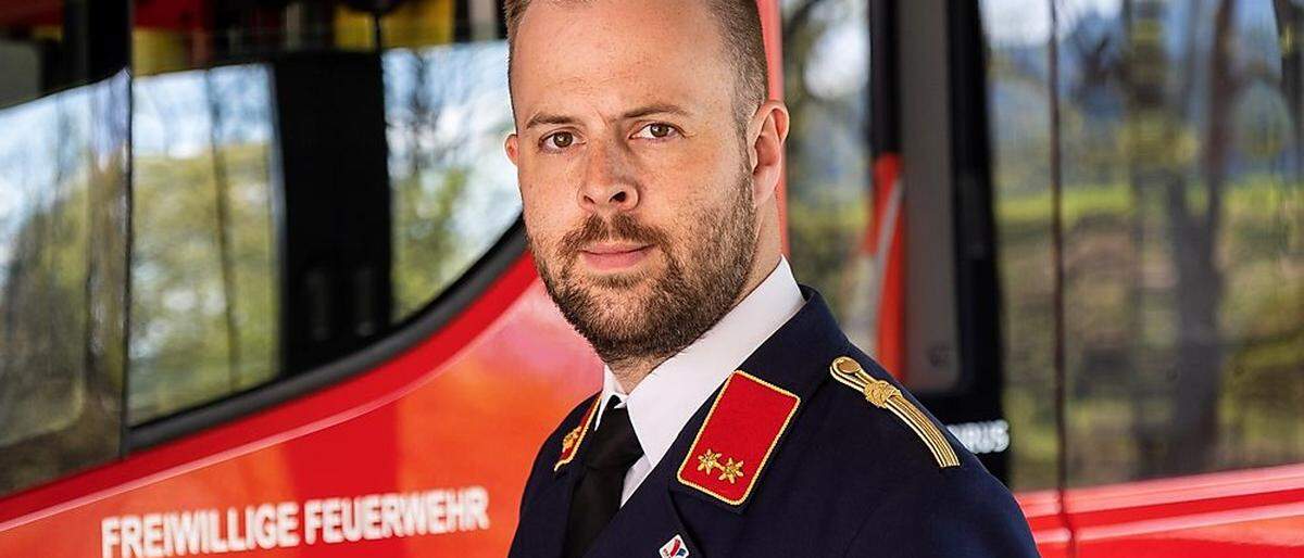 Sebastian Selinger, Kommandant der Feuerwehr St. Georgen/Straßburg, Gemeindefeuerwehrkommandant und Mitglied des Bezirkseinsatzstabes 