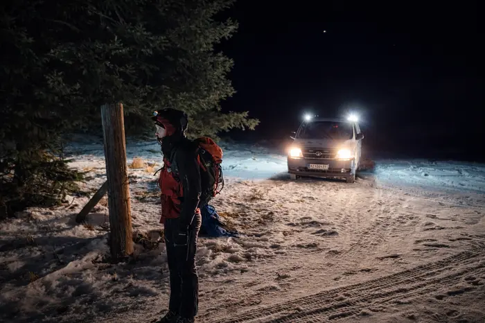 Mehrere Stunden lang mussten die Einsatzkräfte nach dem vermissten Wanderer suchen