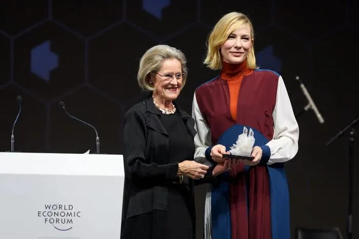 Am Vorabend der Eröffnung wurden die Chrystal Awards für den Einsatz im Dienst der Menschheit verliehen. Im Bild: Preisträgerin Cate Blanchett