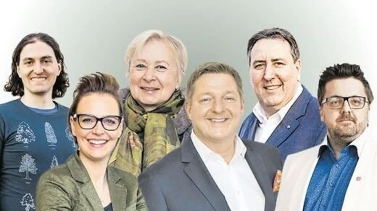 Günther Albel (vorne mitte) ist auf Siegeskurs