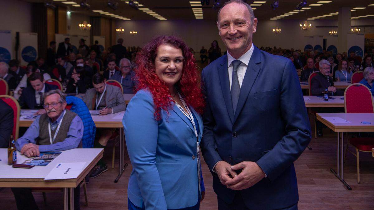Claudia Schönbacher und Axel Kassegger - als dieses Bild entstand waren beide noch FPÖ-Parteikollegen