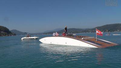 Mit dem Luftkissenboot ist der Wörhtersee um eine Attraktion reicher