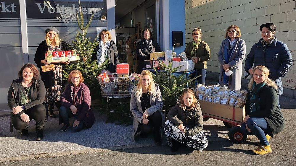 Die VP-Frauen aus dem Bezirk Voitsberg unterstützten den VinziMarkt