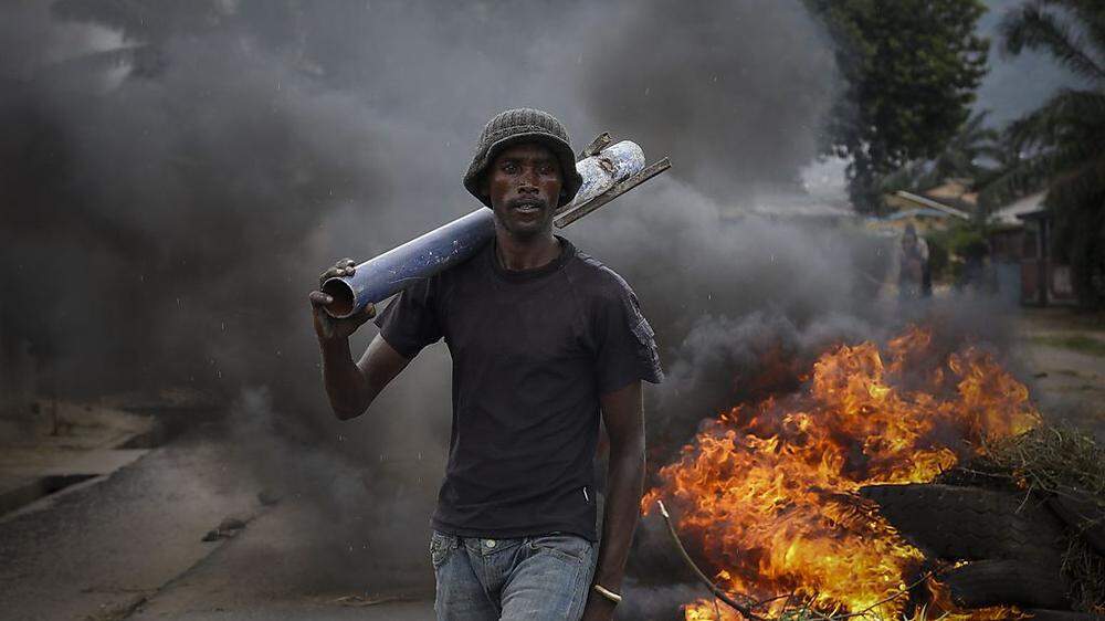 Seit Wochen toben heftige Proteste in Burundi 