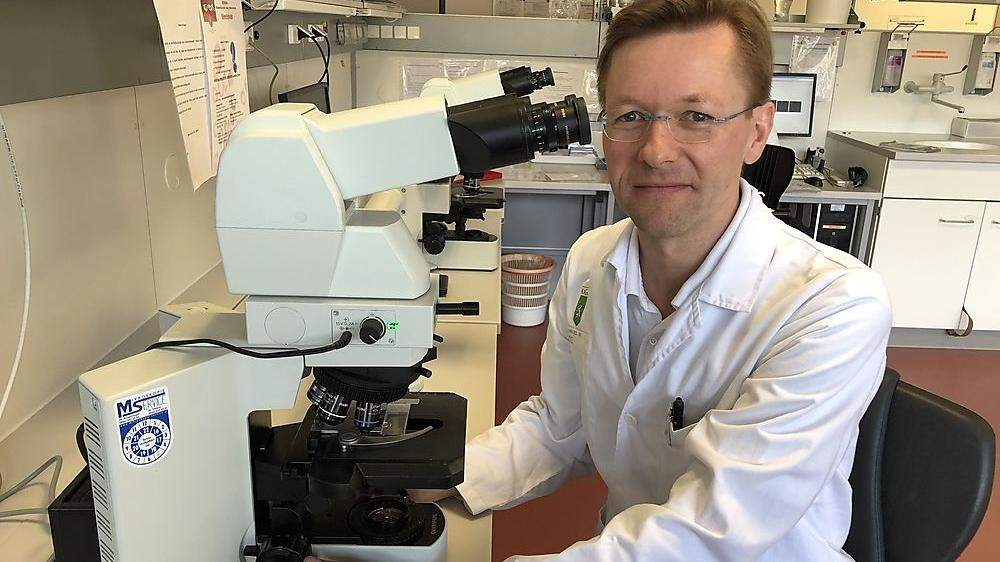 Dietmar Enko, international ausgezeichneter Labordiagnostiker, ist Primar für Chemische und Medizinische Labordiagnostik am LKH Hochsteiermark in Leoben