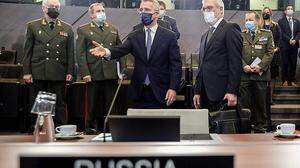 Nato-Chef Stoltenberg empfängt die russische Delegation in Brüssel