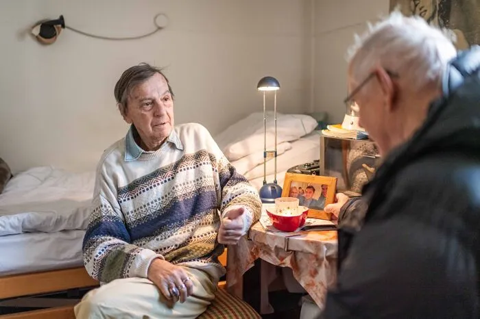 Gerhard Hitter war einer der ersten, die ins VinziDorf gezogen sind. Seit 25 Jahren lebt er hier: "Hier geh ich nimmer weg."