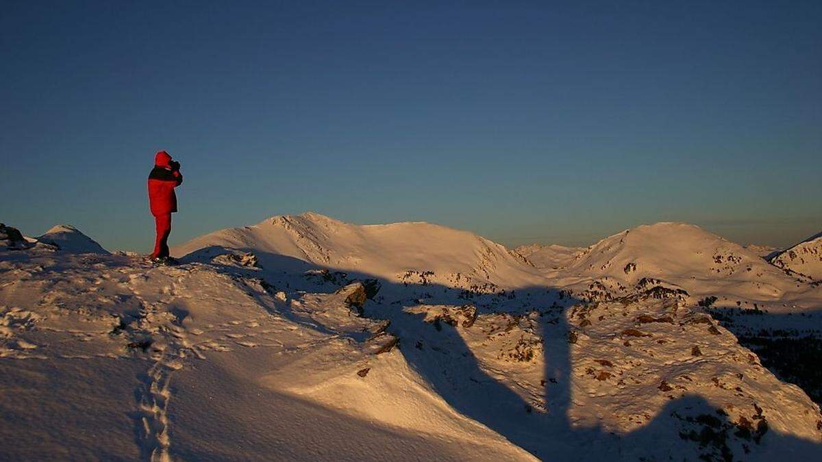 Abendrot in den Nockbergen