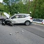 Drei Fahrzeuge waren beim Unfall auf der Rinneggerstraße involviert