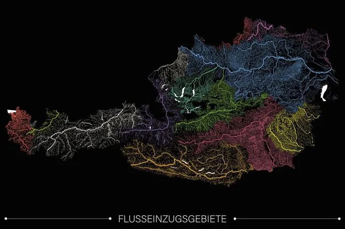 Die Gewässer Österreichs durchziehen das Land wie feinste Äderchen.