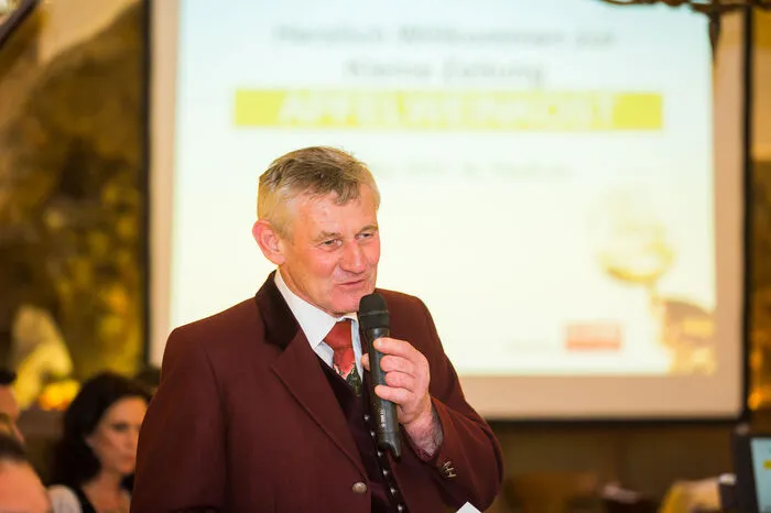 Hans Köstinger, Obmann des Vereins "Mostbarkeiten", präsentierte die Ergebnisse.