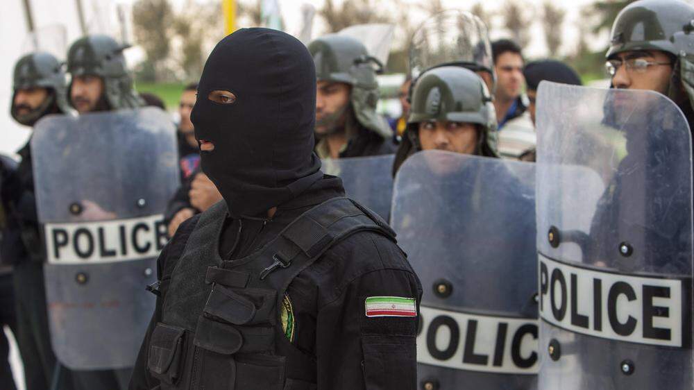 Irans Polizei war während der Protestwelle 2022 im Dauereinsatz (Sujetbild)