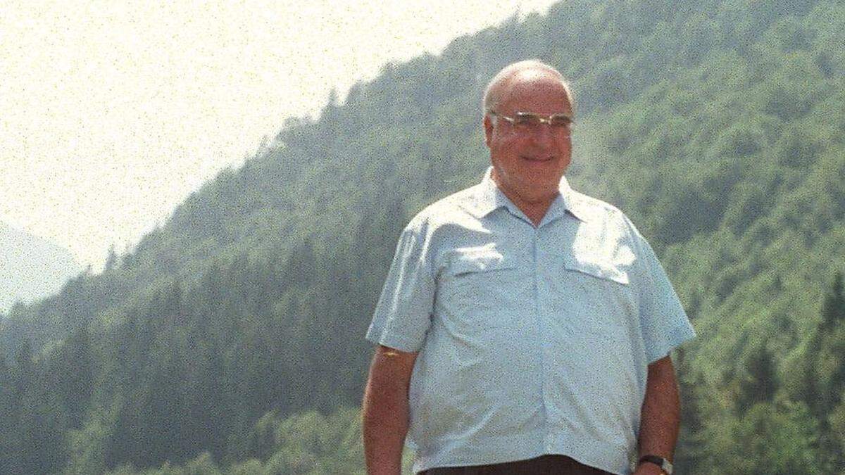 Helmut Kohl verbrachte jahrenald seinen Sommerurlaub in St. Gilgen