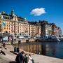 Pflichtbewusste Schweden? Der Nybroplan, ein zentraler Platz in Stockholm, ist in Coronazeiten weit weniger belebt als sonst 