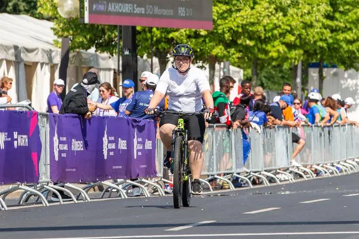 Kerstin Holzer ließ sich von den Zuschauern motivieren