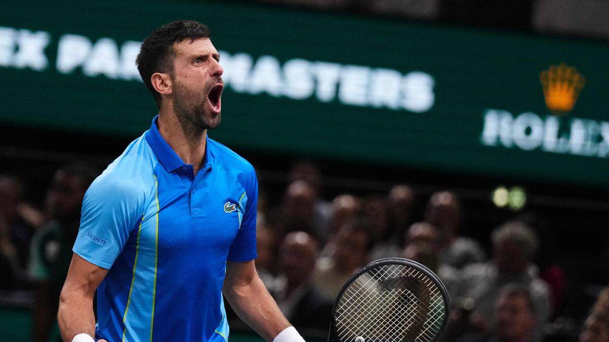 ATP Finals in Turin Im Video Novak Djokovic zerstört zwei Rackets und ringt Holger Rune nieder