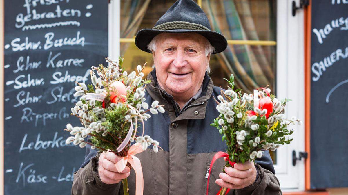 Auf dem Benediktinermarkt ist man ganz auf Ostern eingestellt. Hier findet man alles, was das Dekorationsherz begehrt