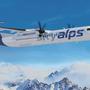 SkyAlps fliegt mit einer 76-sitzigen Dash-8