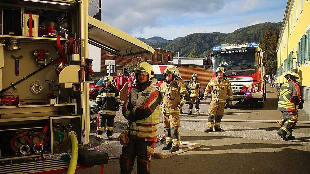15 Feuerwehrmänner waren in St. Marein im Einsatz