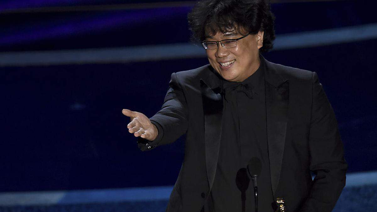 Große Freude und wenige Worte: Oscarpreisträger Bong Joon.ho