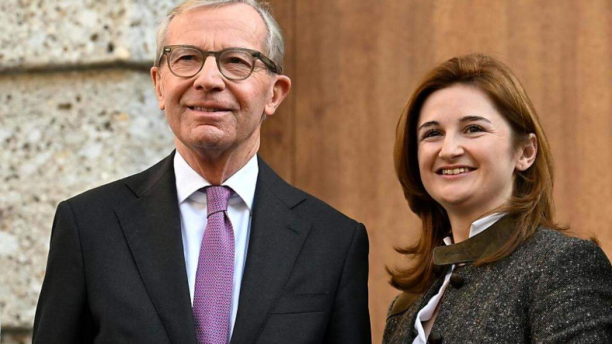 VP-Landeshauptmann Wilfried Haslauer und die freiheitliche Parteichefin Marlene Svazek