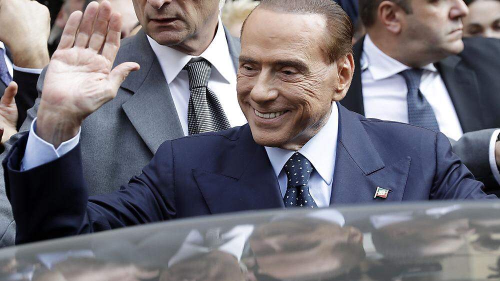 Der 81-jährige Silvio Berlusconi am Mittwoch 