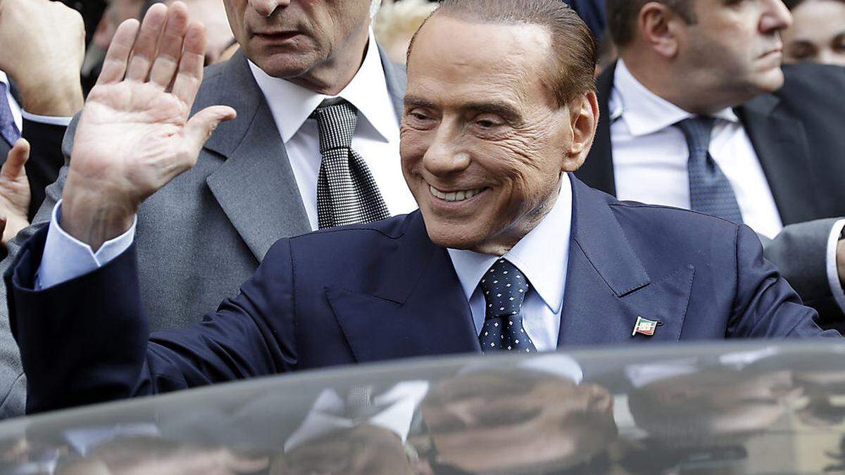 Der 81-jährige Silvio Berlusconi am Mittwoch 