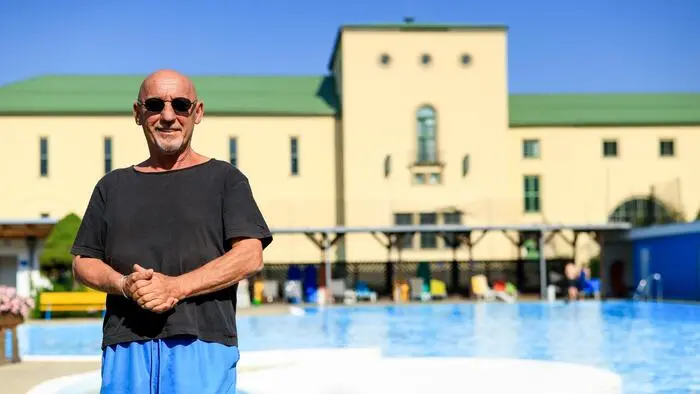 Das Freibad in Pernegg an der Mur ist das Revier von Kurt Gruber